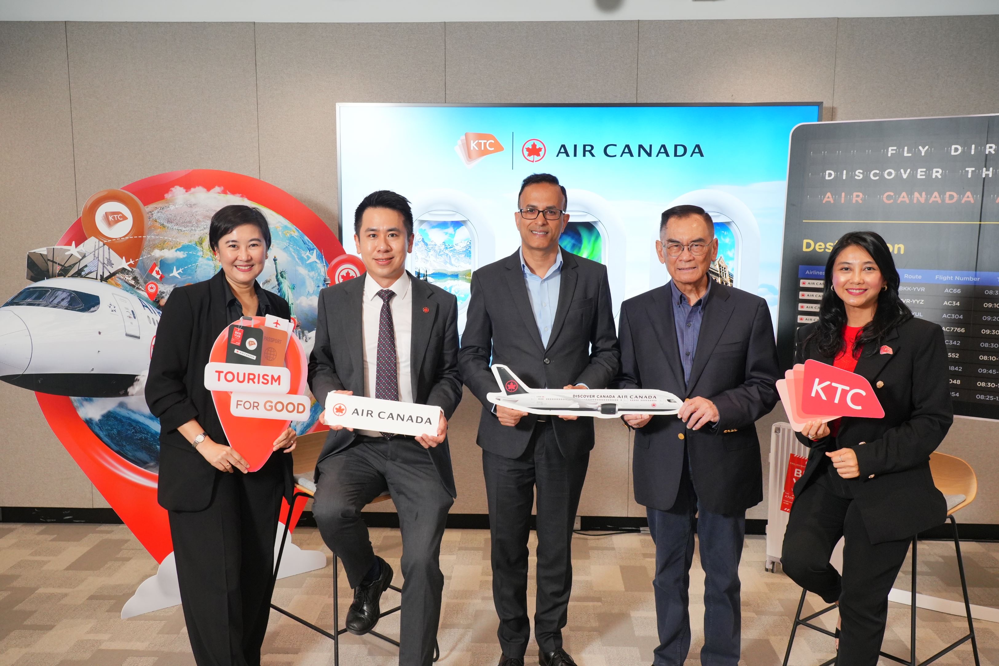 แอร์แคนาดาจับมือเคทีซีจัดเสวนา “Fly DIRECT, Discover the WORLD with  AIR CANADA and KTC” ผลักดันแคมเปญท่องเที่ยวรักษ์โลก