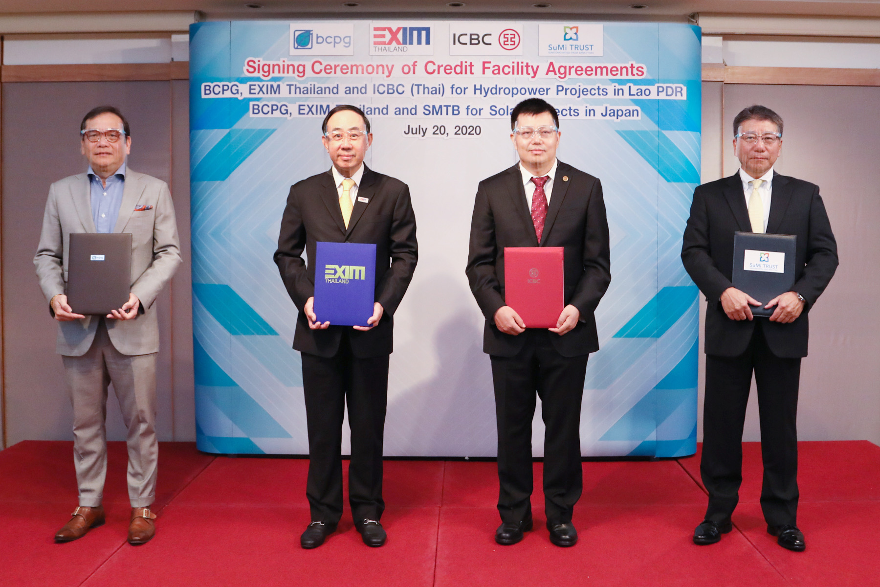 EXIM BANK ไอซีบีซี และซูมิโตโมฯ ร่วมสนับสนุนบีซีพีจี โครงการโรงไฟฟ้าพลังน้ำใน สปป. ลาว และโรงไฟฟ้าพลังงานแสงอาทิตย์ในญี่ปุ่น