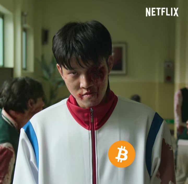 ยุนควีนัม จากซีรีส์ที่เป็นกระแสตอนนี้อย่าง All Of Us Are Dead บน Netflix นี่มีอะไรที่คล้ายกันกับ Bitcoin (BTC) อยู่นะ (ก็ช่างโยงได้)