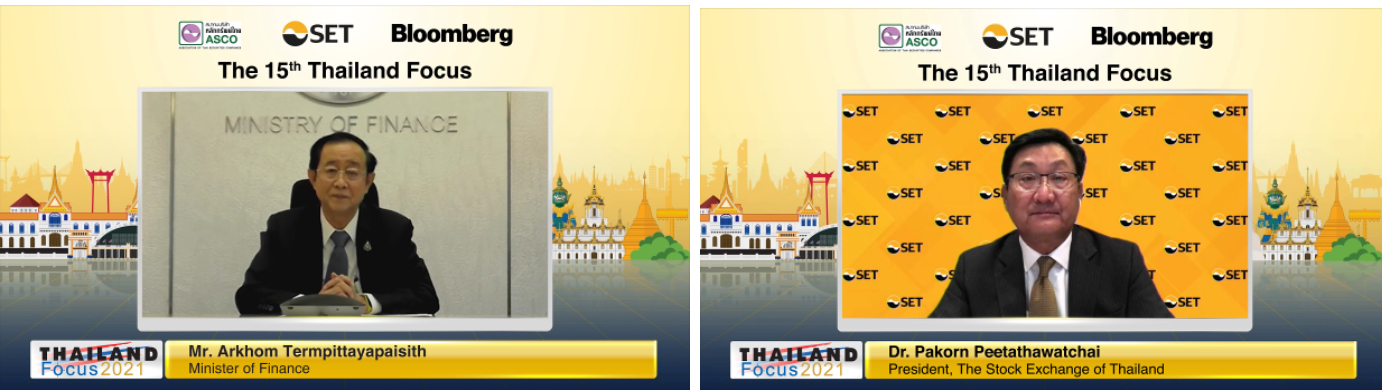 รมว. คลัง เปิดงาน Thailand Focus 2021 ตอกย้ำศักยภาพตลาดทุนไทยแก่ผู้ลงทุนทั่วโลก