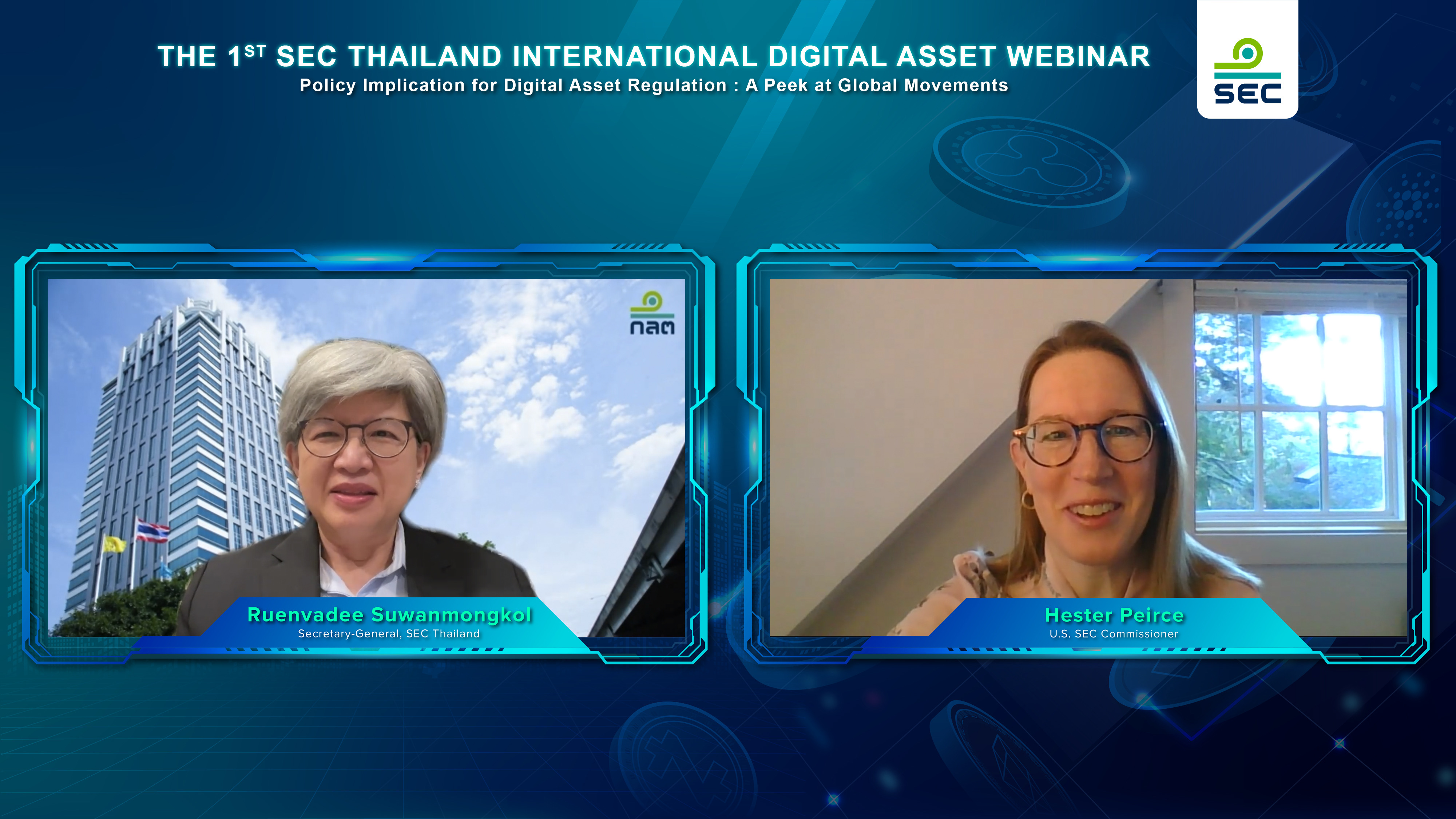 ก.ล.ต. เผยผลการจัดงาน The 1st SEC Thailand International Digital Asset Webinar